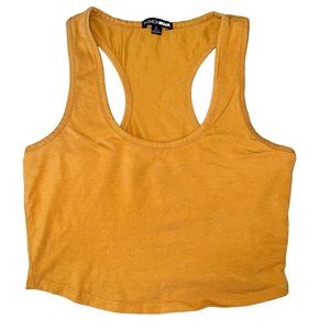 Fashion NOVA 2 Tank Tops orange/grey L